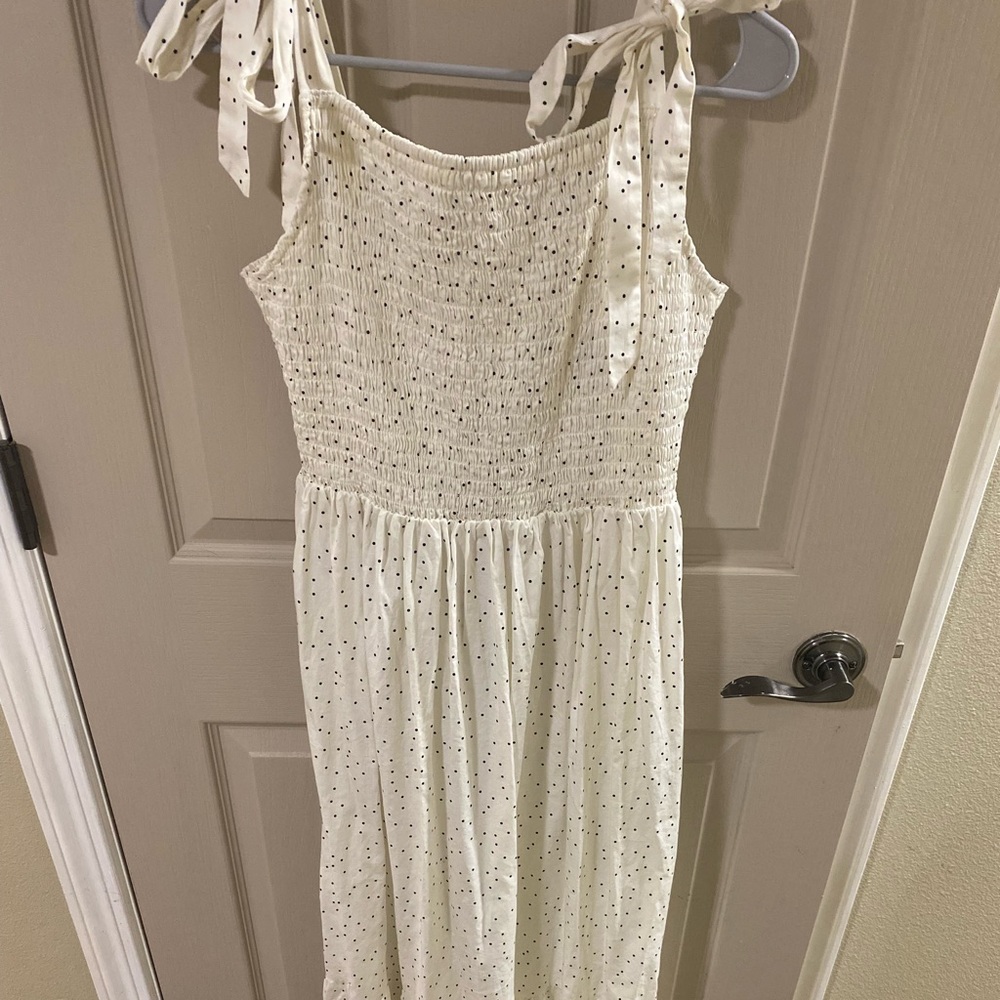 Nwt h&m polka dot maxi dress